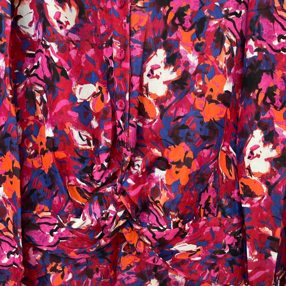 Julia Patterned SIlk Blend Blouse from Parker - Picture 3 of 8